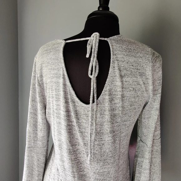 Loft Bell Sleeve Grey Top - Picture 3 of 4